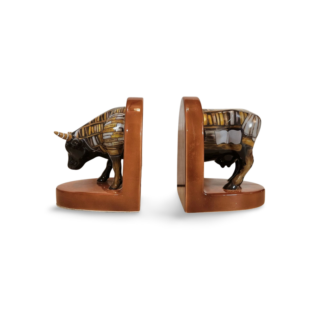 Cow-to Book Bookends