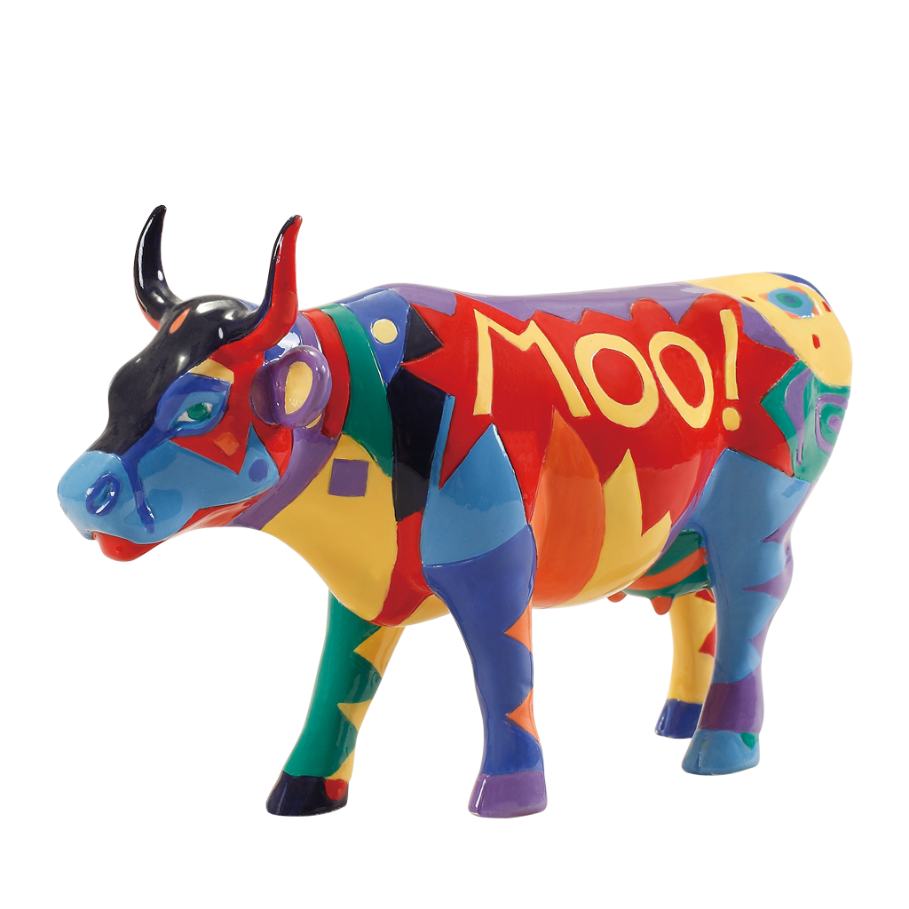 *限定* Disco Cow Figure CowParade カウパレード Cow parade (カウパレード) 「Cowpuccino」47749｜トレファクONLINE