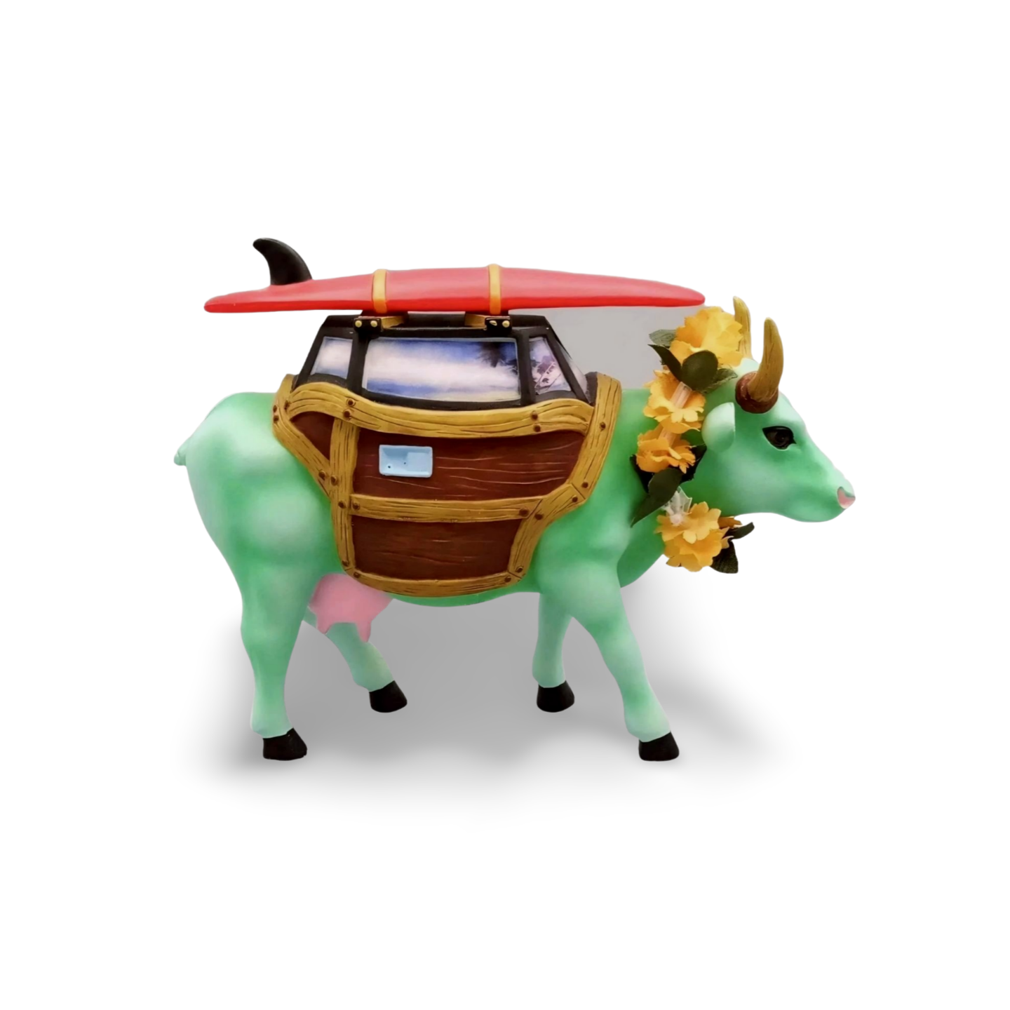 カウパレード The Greenhorn By Suzan Roecker Cow Parade Sculpture カウパレード The Greenhorn By Suzan Roecker Cow Parade Sculpture