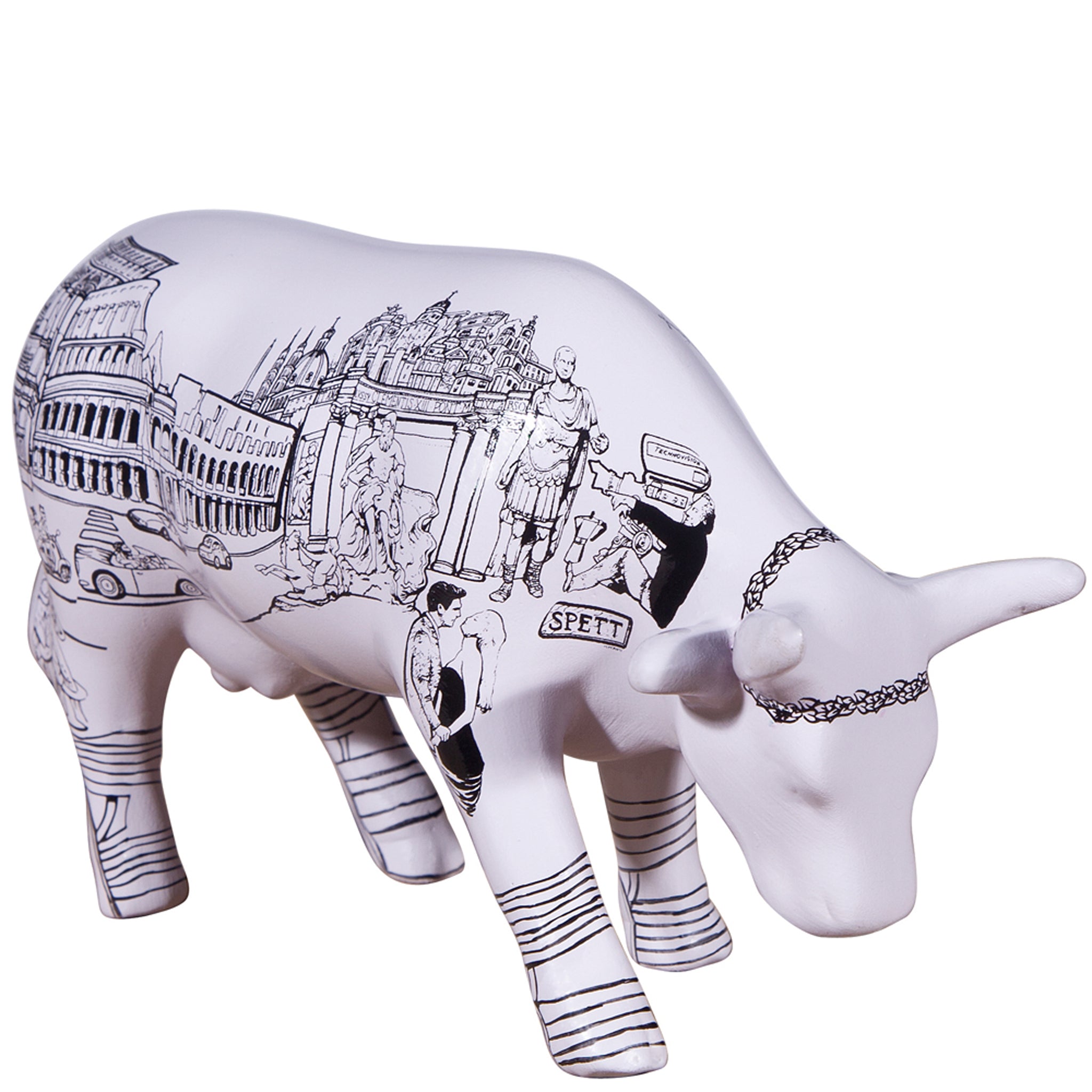 Roma Cow (Medium Ceramic) – Shop CowParade